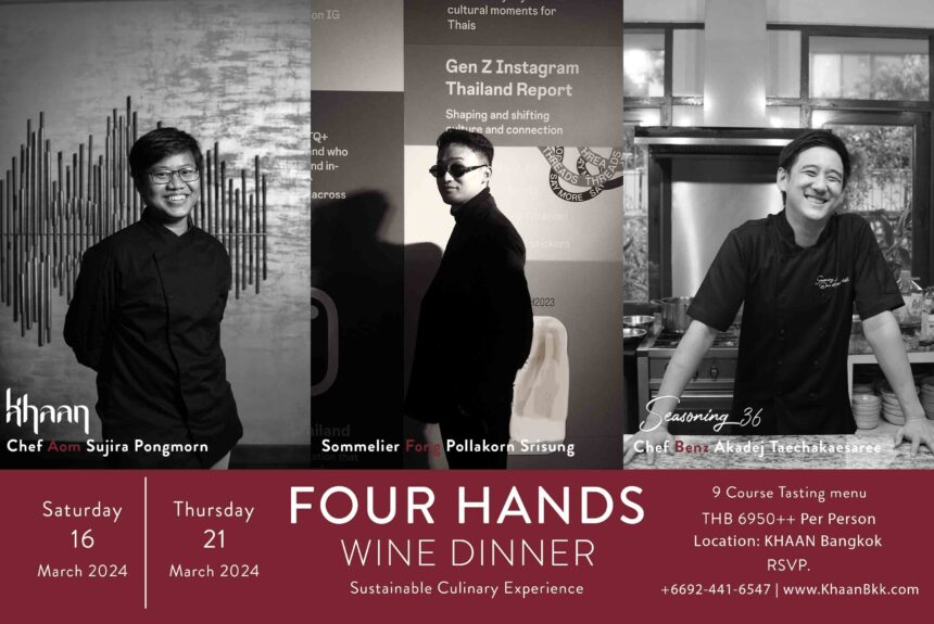 KHAAN Bangkok Collaboration with Seasoning36 with Concept Sustainable Culinary Experience